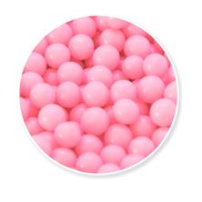 Picture of PINK SUGAR PEARLS 1CM  X 1 GRAM